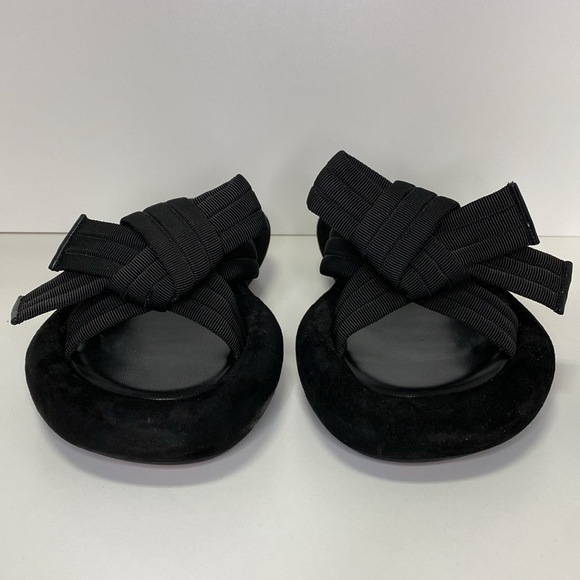 Christian Louboutin Matriciasummer Flats Slides Mules Black 38 EU / 8 US - Picture 2 of 11